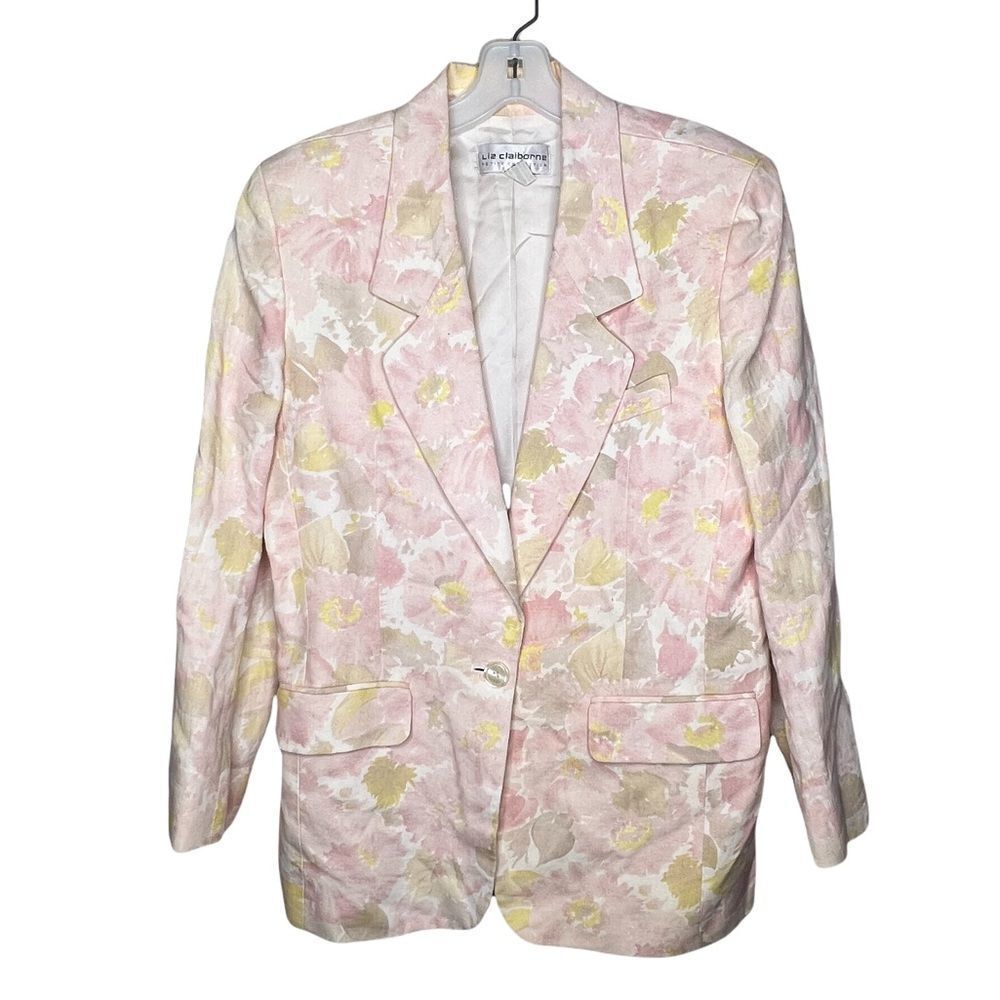 Liz Claiborne Petite Collection Linen Blazer